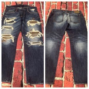 Tortoise denim wiser wash jeans size 28
Inseam 27
Made in USA
100% Cotton